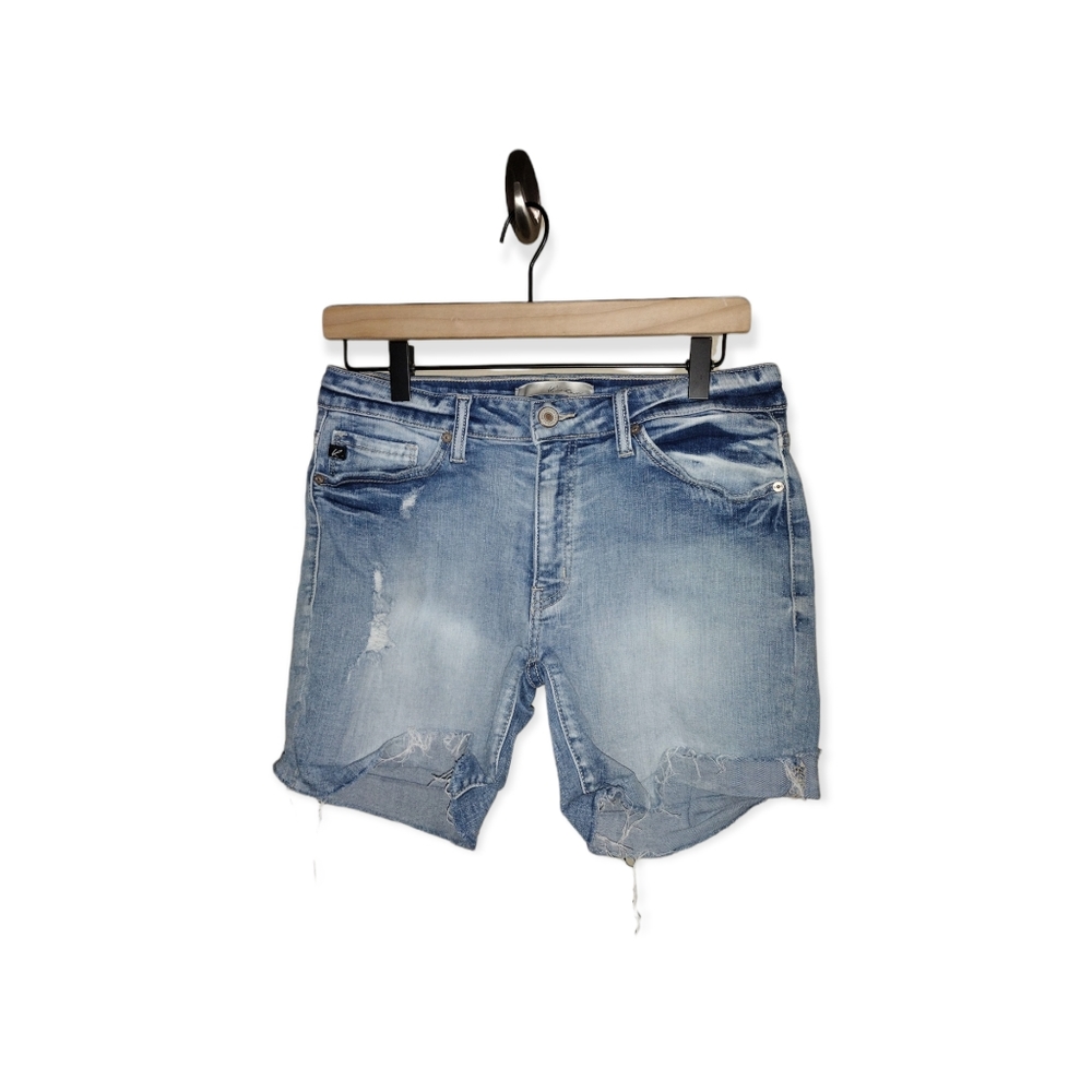 KanCan KC8381M mid rise stretch cuffed short